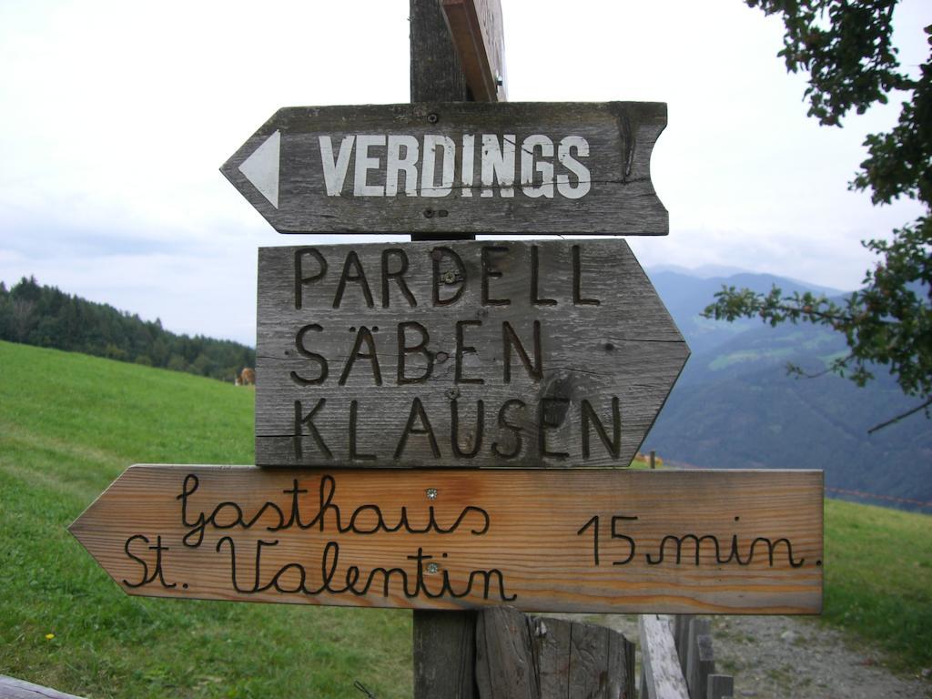 Gasthaus St. Valentin Chiusa Exteriér fotografie